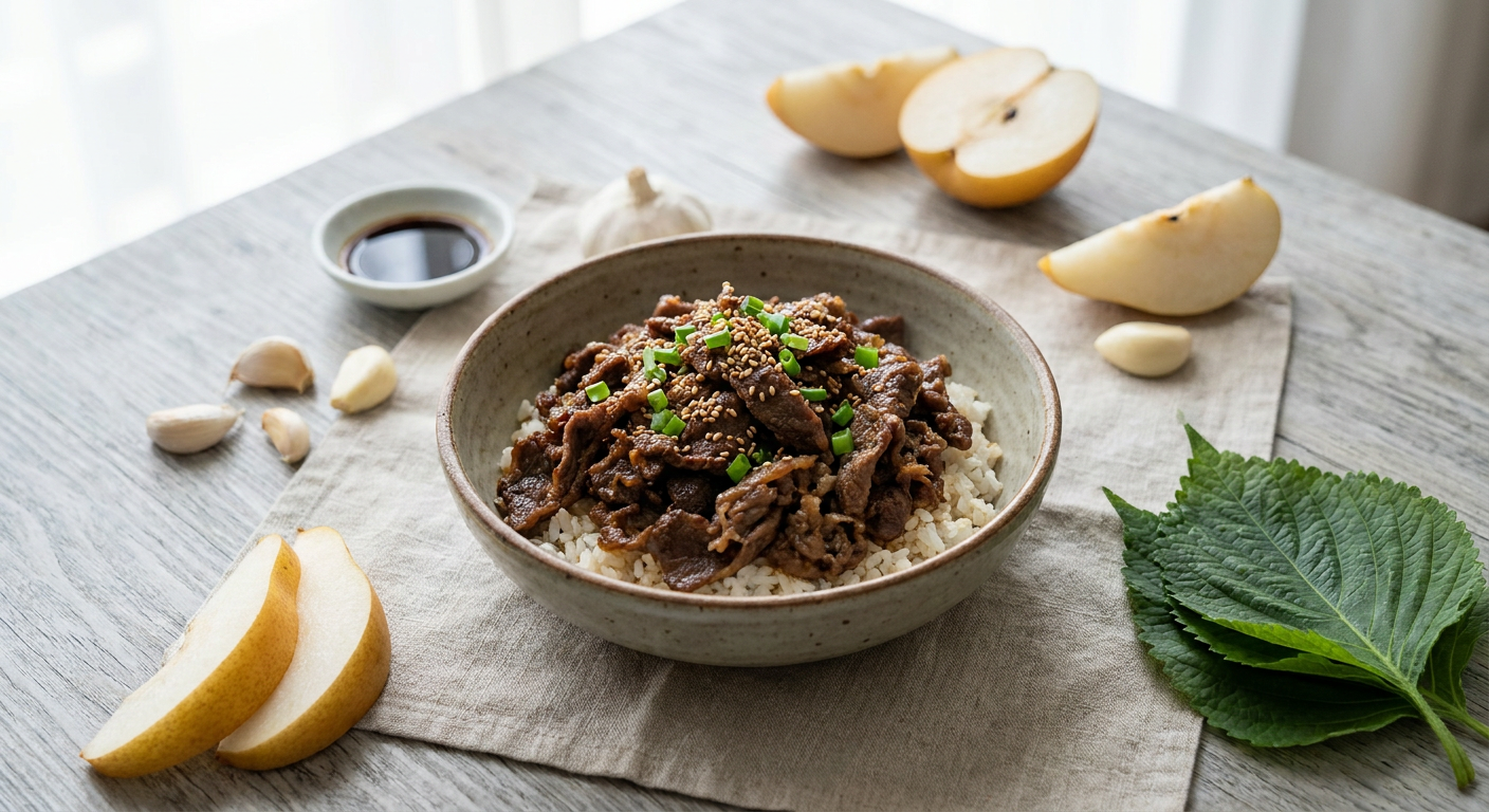 Easy Beef Bulgogi Recipe with Pear Marinade