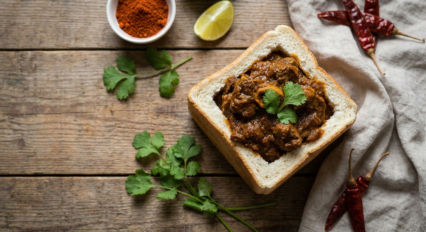 Authentic Durban Mutton Bunny Chow Recipe