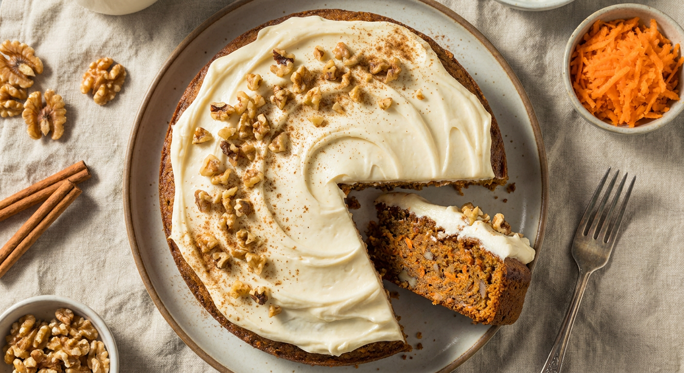 The Ultimate Spiced Carrot Cake Recipe with Cream Cheese Frosting