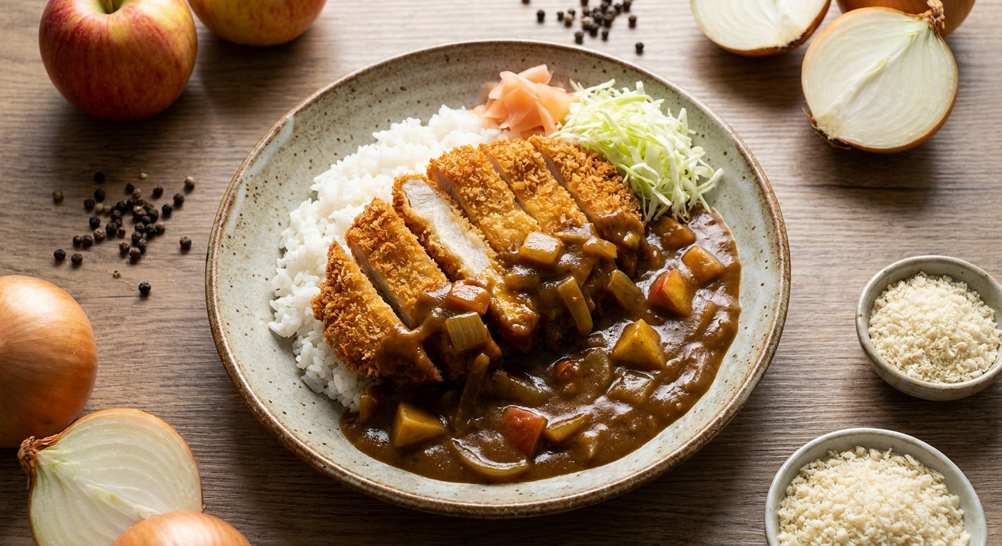 Crispy Chicken Katsu Curry with From-Scratch Sauce