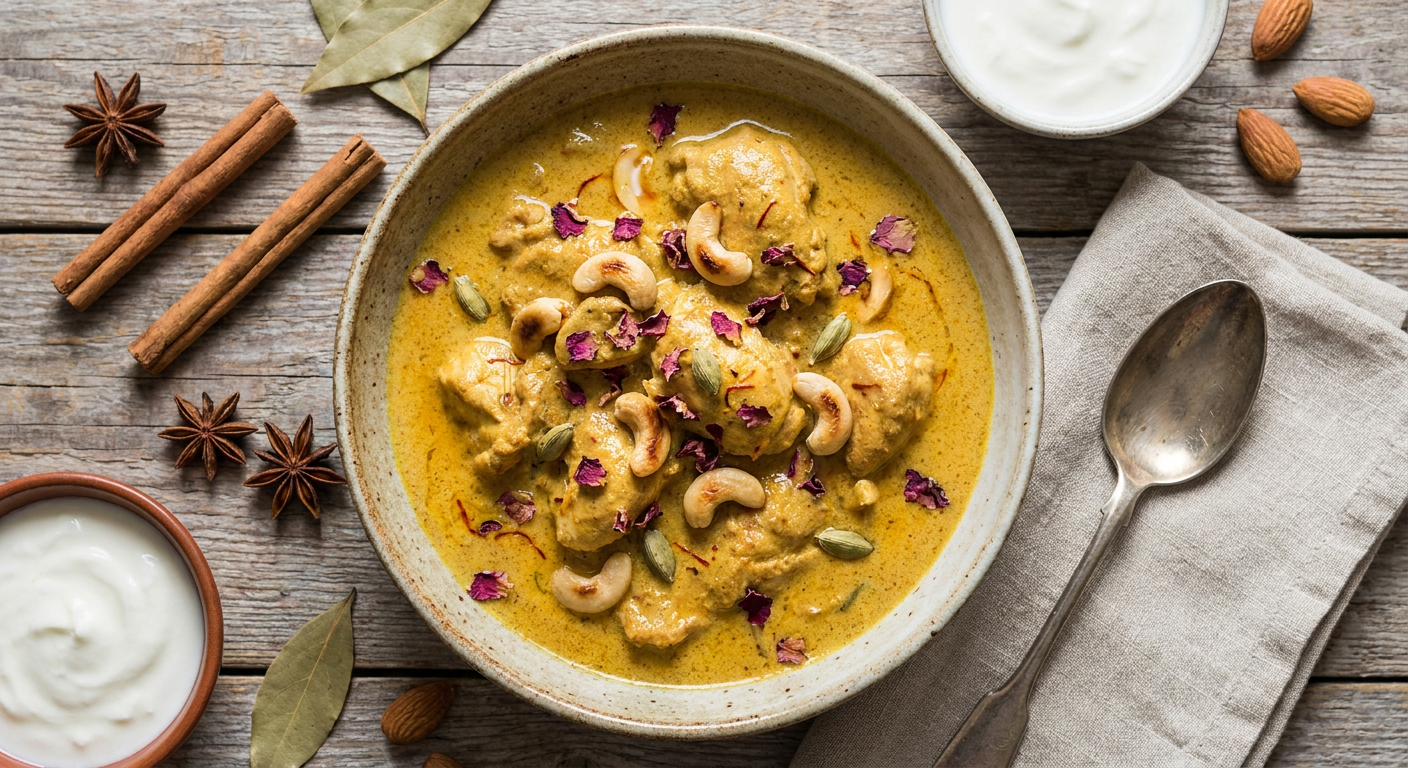 Authentic Chicken Korma Recipe: Rich Mughlai Style
