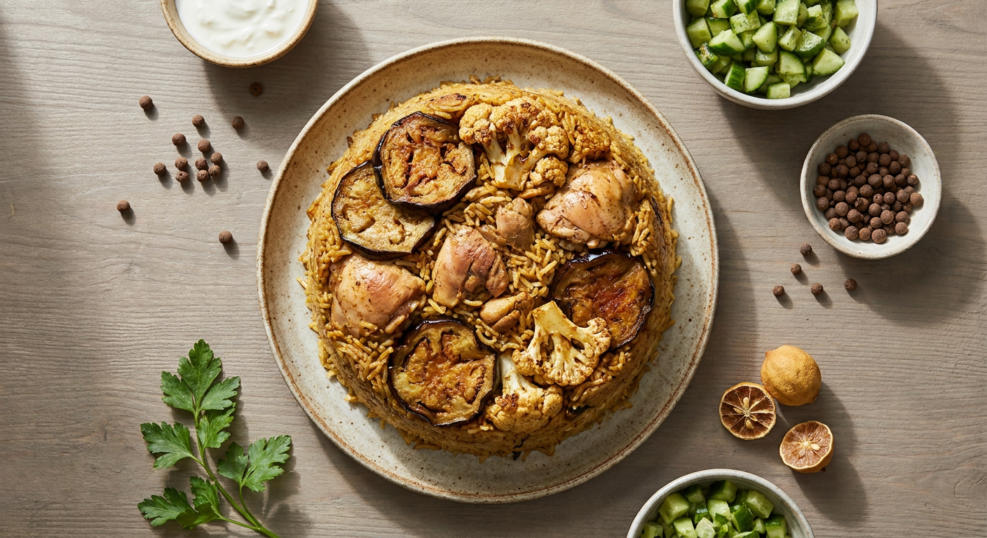 Authentic Chicken Maqluba Recipe: The Ultimate Palestinian Upside Down Rice