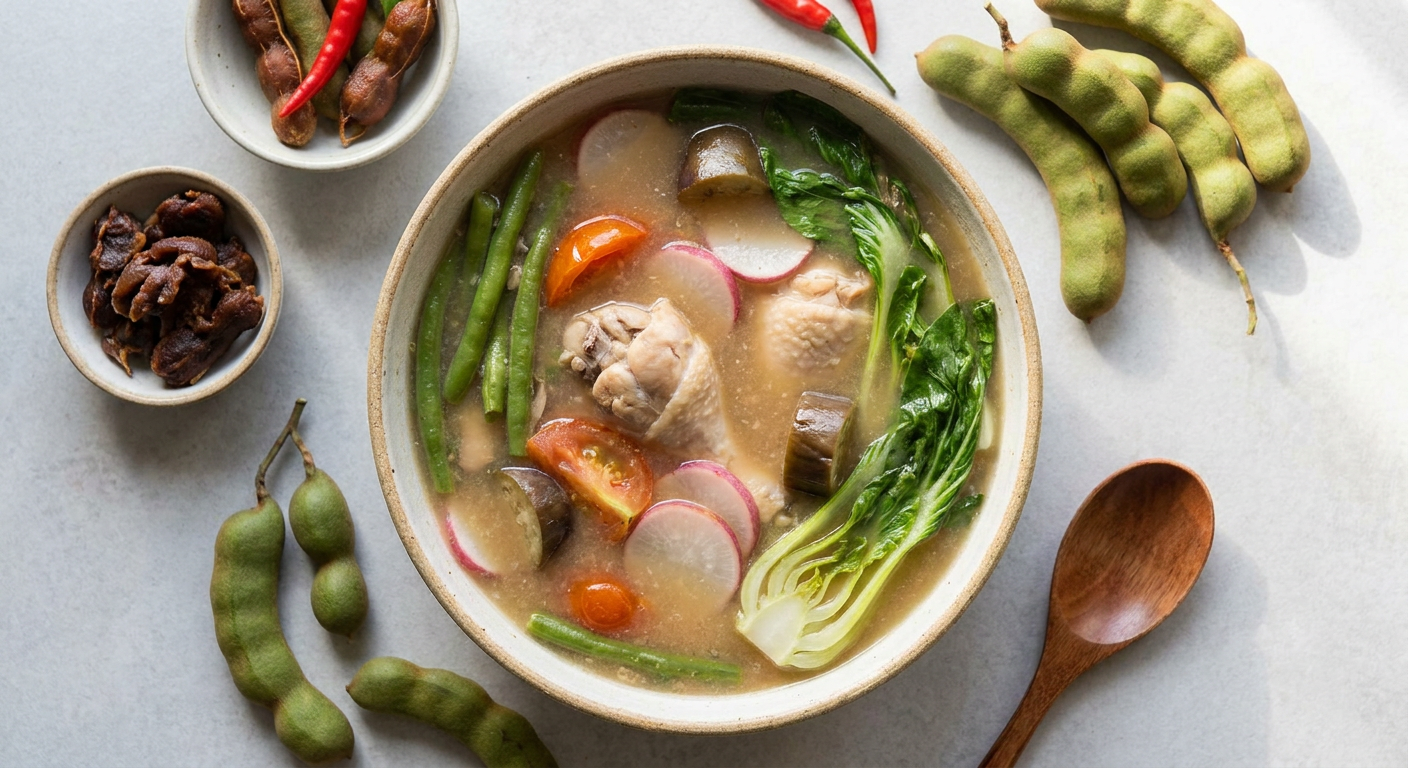 Classic Chicken Sinigang Recipe with Fresh Tamarind