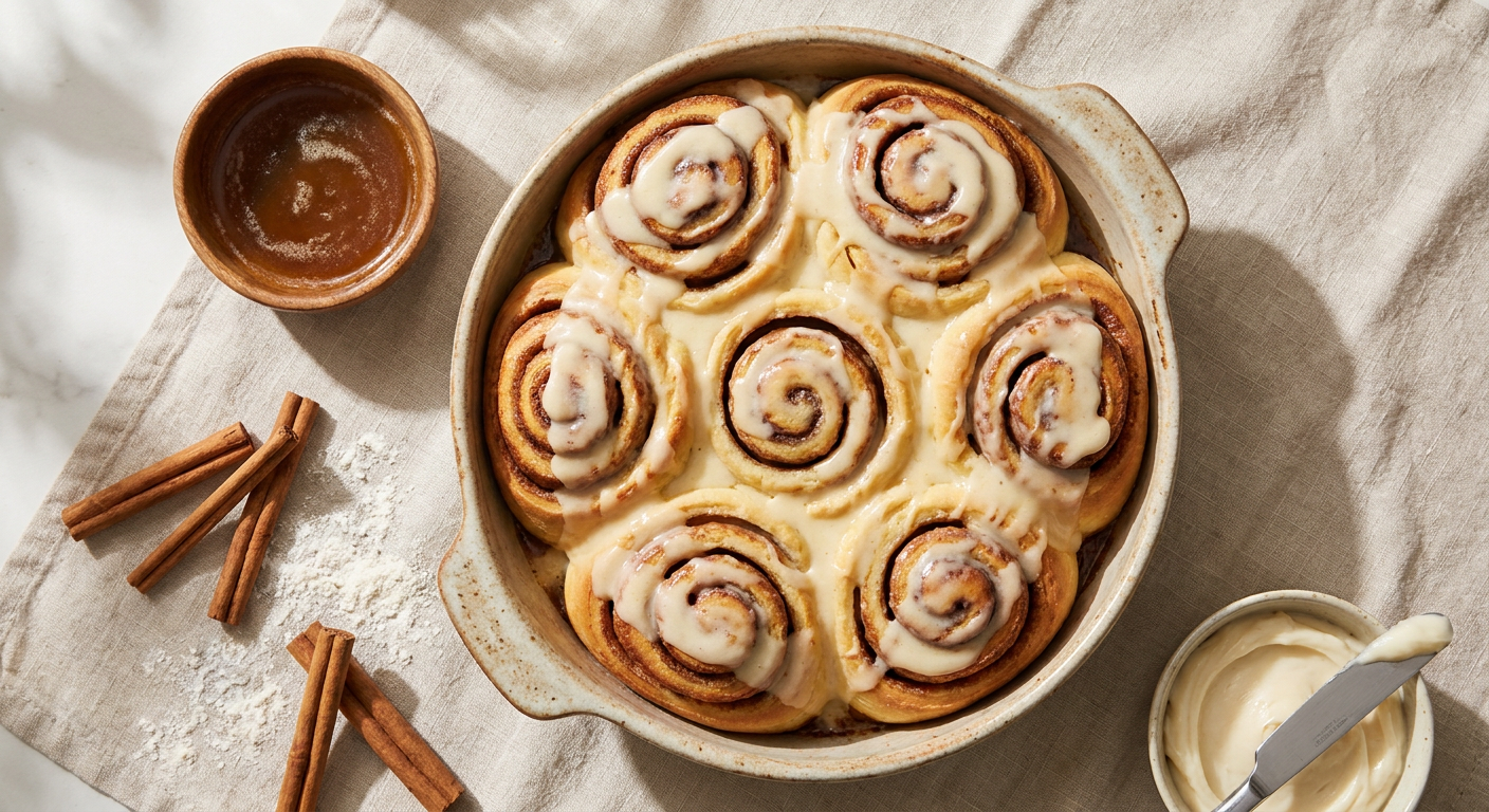 Cinnamon Rolls from Scratch with Tangzhong and Brown Butter