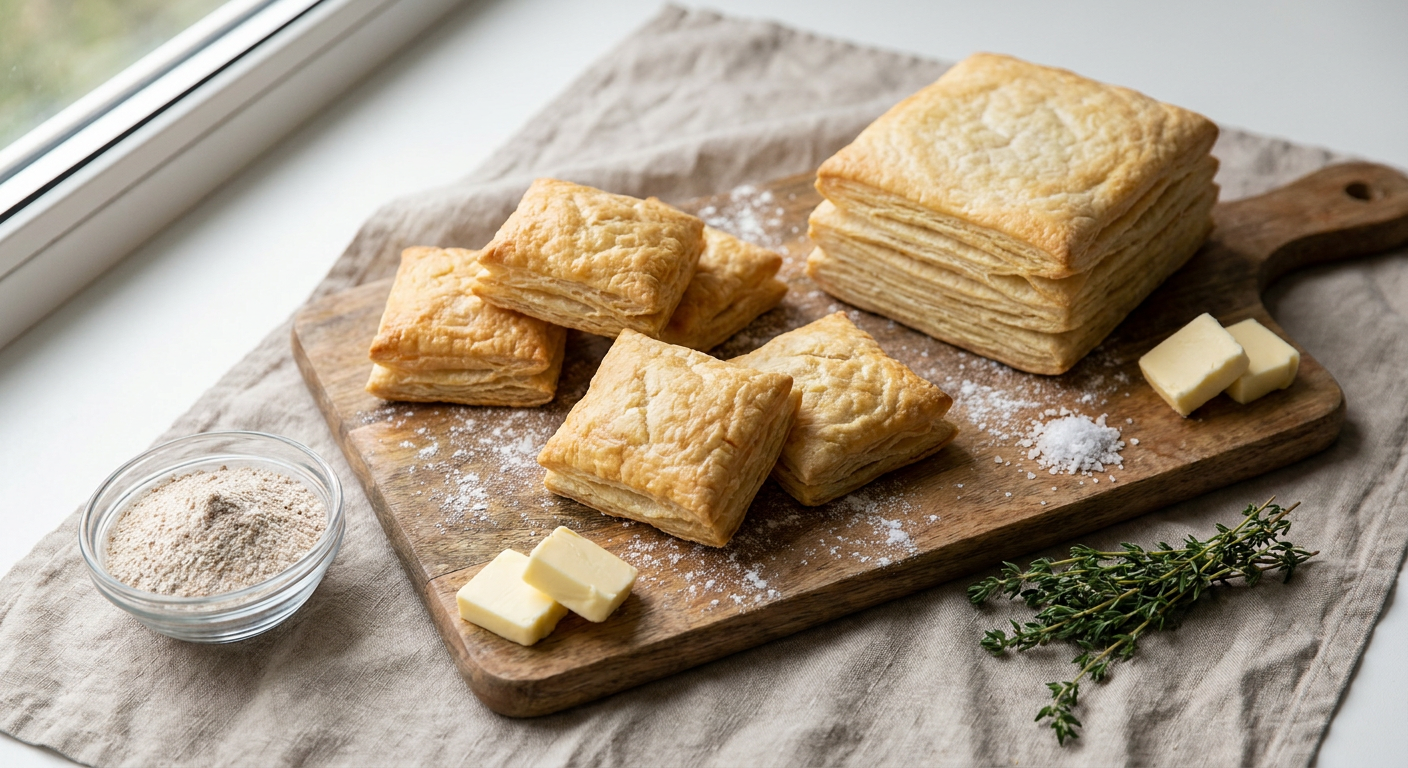 Professional Homemade Puff Pastry: Classic Pâte Feuilletée