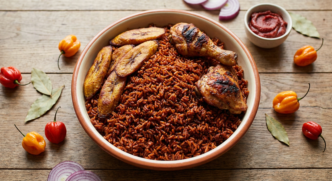 Smoky Party-Style Jollof Rice Recipe