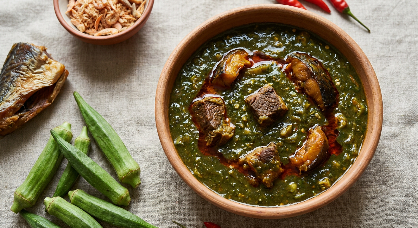 Authentic Nigerian Okra Soup Recipe: Silky, Smoky, and Savory