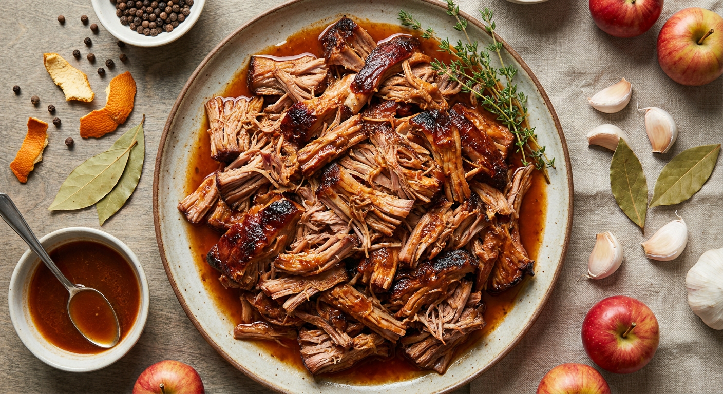 Smoky & Tangy Slow Cooker Pulled Pork