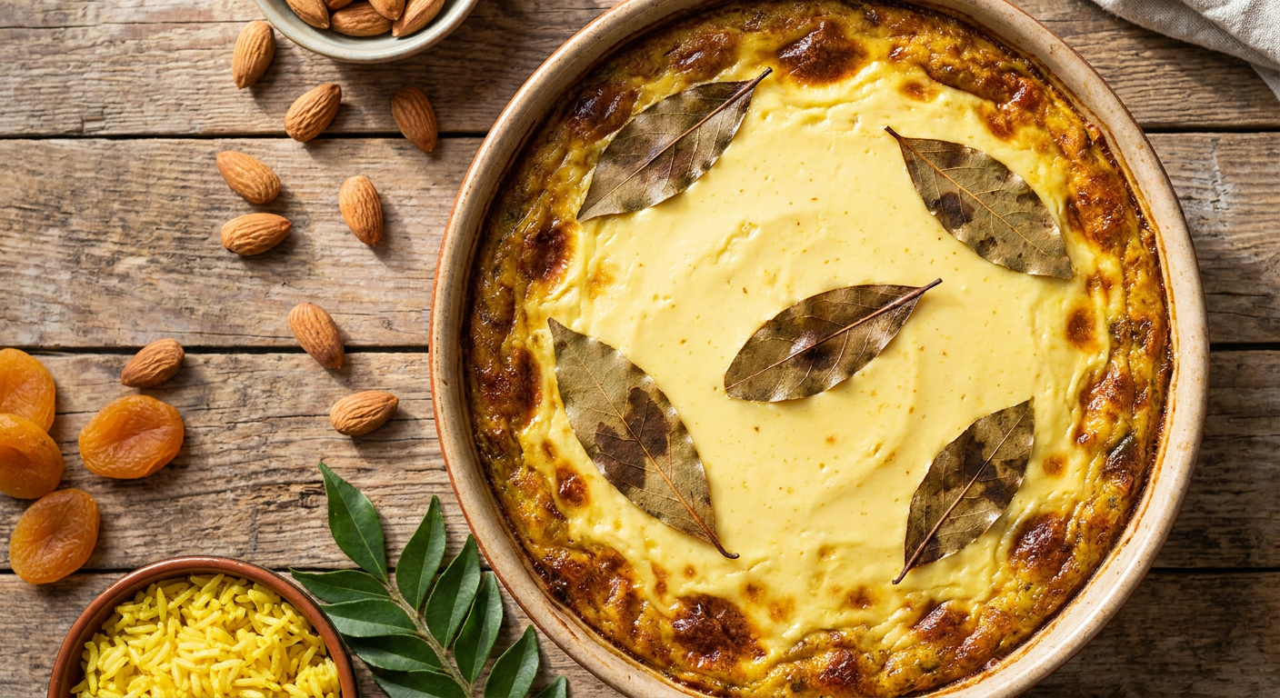 Traditional South African Bobotie with Savory Custard